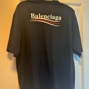 Oversized Balenciaga Black Short Sleeve Tee